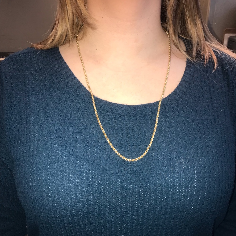 Vintage 14K yellow gold necklace